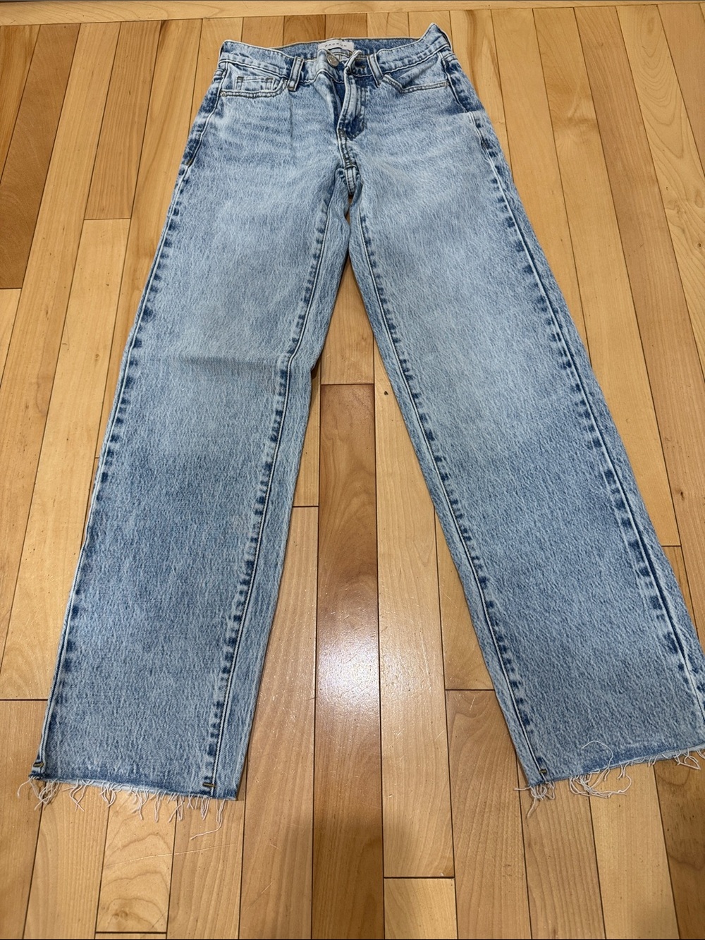 PACSUN Light Wash Women's Straight-Leg Jeans